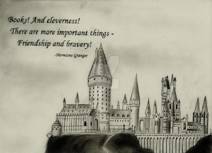 hogwarts_castle__graphite_drawing__by_julesrizz-d8s2g0y